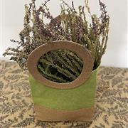 Heather (Calluna vulgaris) in bag